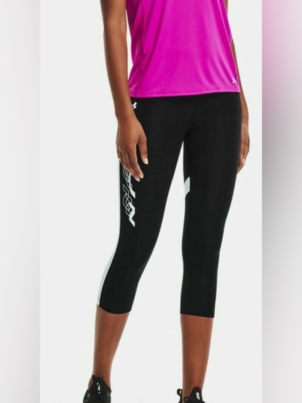 under Armour Womens cropped compression running leggings NEW NWT medium